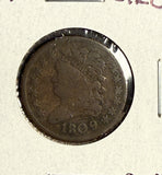1809 Half Cent, Classic Head Circulated, (14555)