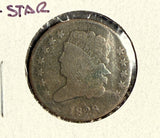 1828 Half Cent, Classic Head. 12 Stars, Circulated, (14557)