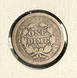 1854-O Liberty Seated Dime, Circ, (14563)