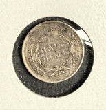 1856 Liberty Seated Half Dime, Circ, (14567)