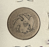 1876-S Seated Liberty Quarter, Circulated. (14598)