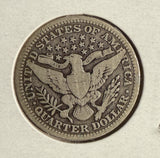 1905 Barber Quarter, Circulated. (14616)
