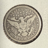 1896-O Barber Quarter, Circulated. (14634)