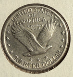 1919-S Standing Liberty Quarter, Circulated. (14714)