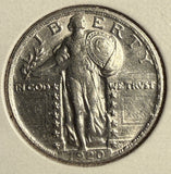1920 Standing Liberty Quarter, UNC Details. (14716)