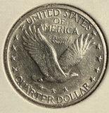 1920 Standing Liberty Quarter, UNC Details. (14716)