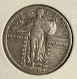 1920-S Standing Liberty Quarter, Circulated. (14718)