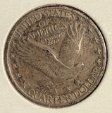 1920-S Standing Liberty Quarter, Circulated. (14718)