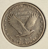 1920-S Standing Liberty Quarter, Circulated. (14722)