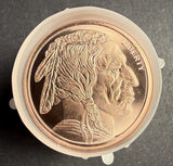 1oz .999 Copper Buffalo Round, Lot of 10Pcs. Brand new, Tube Fresh,