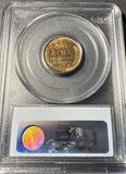 1909-S VDB Lincoln Wheat Cent, MS64RB, PCGS. (14916)