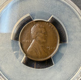 1922 No D, Strong Rev. Lincoln Wheat Cent,XF40 PCGS+CAC, (14812)