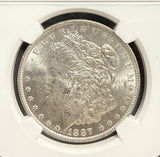1887-O Morgan Silver Dollar, Brillian Uncirculated, NGC (14946)