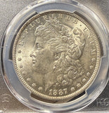1887-O Morgan Silver Dollar, MS62 PCGS, (14948)