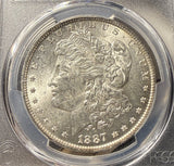 1887-O Morgan Silver Dollar, MS61 PCGS, (14950)