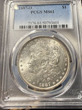 1887-O Morgan Silver Dollar, MS61 PCGS, (14950)