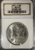 1887-O Morgan Silver Dollar, MS63 NGC, (14952)
