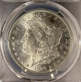 1890-S Morgan Silver Dollar, MS63 PCGS, (14982)