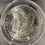1890-S Morgan Silver Dollar, MS63 PCGS, (14984)