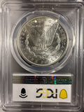 1890-S Morgan Silver Dollar, MS63 PCGS, (14986)