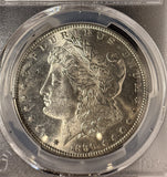 1890-S Morgan Silver Dollar, MS63 PCGS, (14988)