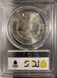 1890-S Morgan Silver Dollar, MS63 PCGS, (14988)