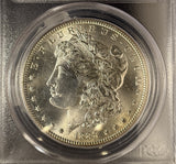 1889-S Morgan Silver Dollar, MS64 PCGS, (14992)