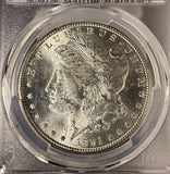 1891-S Morgan Silver Dollar, MS63 PCGS, (15018)