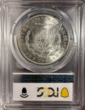 1891-S Morgan Silver Dollar, MS63 PCGS, (15018)