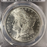 1891-S Morgan Silver Dollar, MS63 PCGS, (15020)