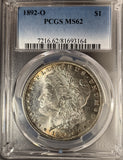 1892-O Morgan Silver Dollar, MS62 PCGS, (15030)