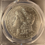 1892-S Morgan Silver Dollar, AU50 PCGS, (15046)