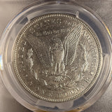 1892-S Morgan Silver Dollar, AU50 PCGS, (15046)