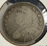 1817 Capped Bust Half Dollar, O-113, Circulated, (15062)