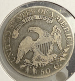 1824/1 Capped Bust Half Dollar, Circulated, 0-101a, (15070)