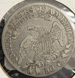 1826 Capped Bust Half Dollar, Circulated, 0-109, (15074)