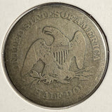 1865-S Seated Liberty Half Dollar, Circulated, (15078)