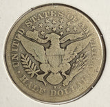 1896-S Barber Half Dollar, Circulated. (15096)