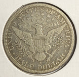 1896-S Barber Half Dollar, VF+ (15102)