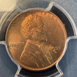 1931-S Lincoln Wheat Cent, MS64RD PCGS, (15121)