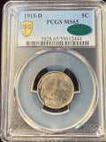 1915-D Buffalo Nickel, MS65 PCGS+CAC (15129)