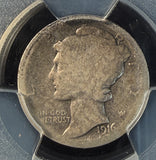 1916-D Mercury Dime, Key Date, AG03 PCGS (15134)