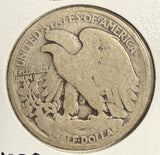 1917-D OBV Walking Liberty Half Dollar, Circulated, (15155)