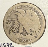 1917-S OBV Walking Liberty Half Dollar, Circulated, (15159)