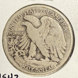 1918 Walking Liberty Half Dollar, Circulated, (15165)