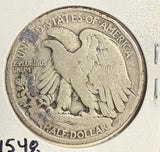1918-D Walking Liberty Half Dollar, Circulated, (15167)