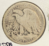 1920-S Walking Liberty Half Dollar, Circulated, (15176)
