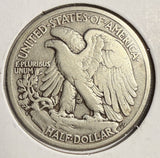 1921-S Walking Liberty Half Dollar, Circulated, (15184)