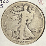 1923-S Walking Liberty Half Dollar, Circulated, (15186)