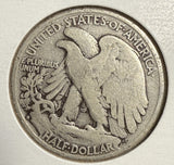1928-S Walking Liberty Half Dollar, Circulated, (15190)
